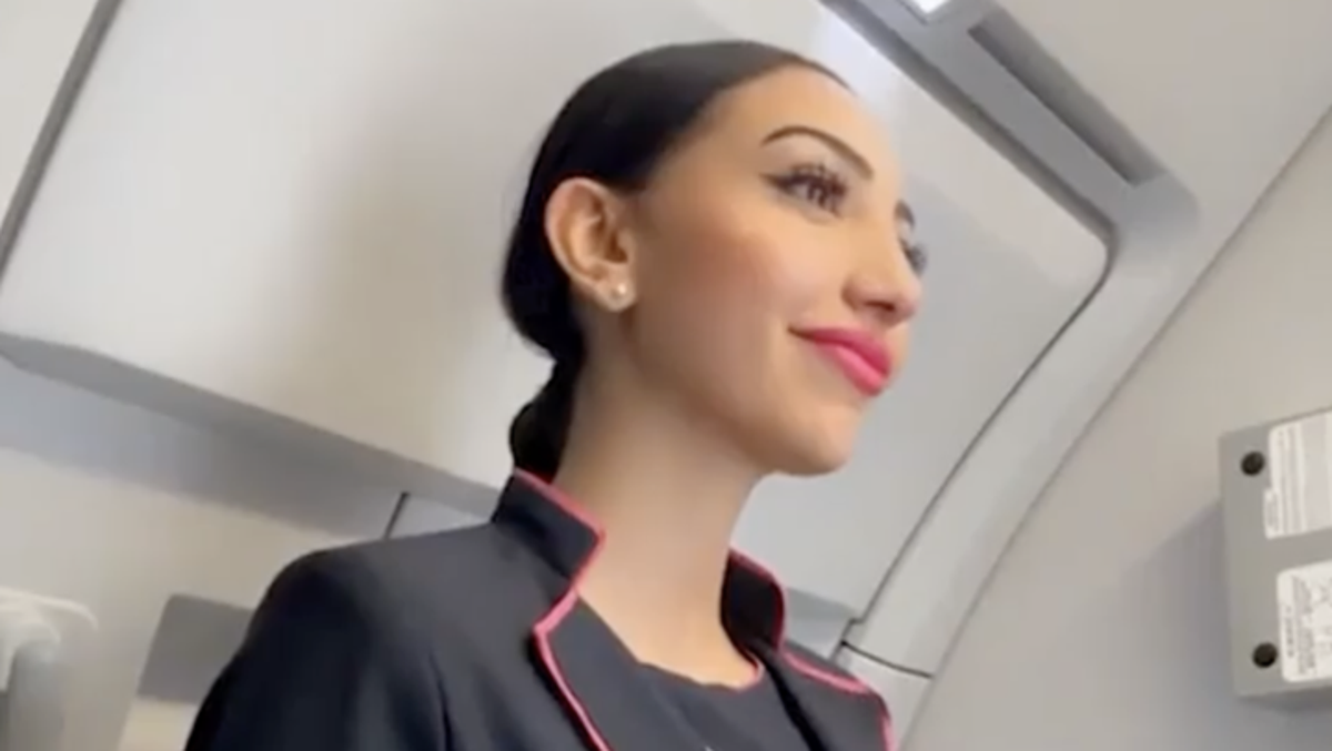 ‘I’m a flight attendant - this is the real reason we greet you on board’